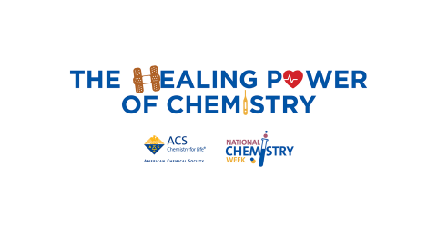 Graphic of "The Healing Power of Chemistry" 